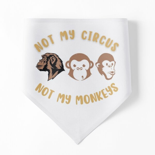 Not My Circus Not My Monkeys Nurse Badge Reel Health Care Medical