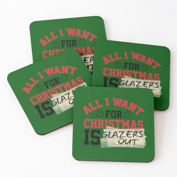 Item preview, All I Want For Christmas Is You ... Or the Glazers Out! (Red-Black) designed and sold by supermanc.