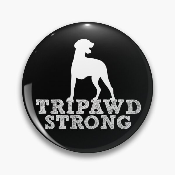 Item preview, Tripawd Strong Dog-White designed and sold by Furkid Studio.