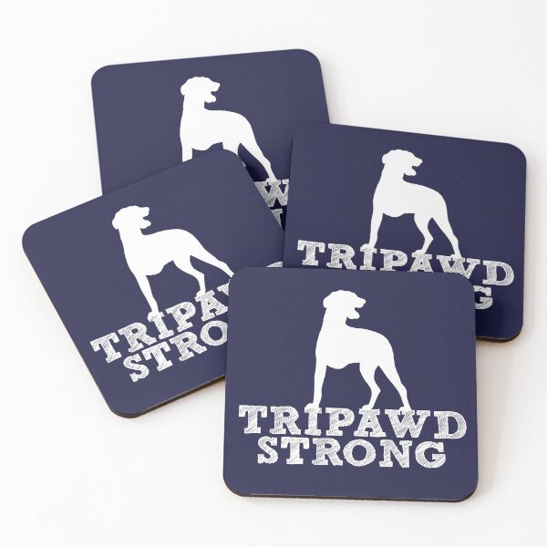 Item preview, Tripawd Strong Dog-White designed and sold by Furkid Studio.