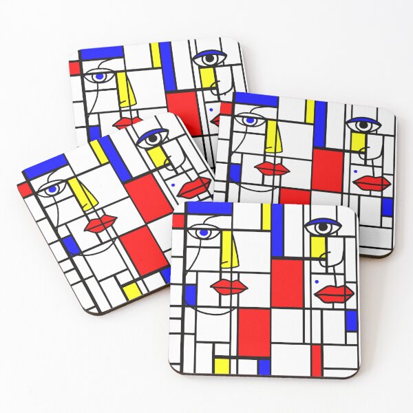 Item preview, Mondrian Style Graphic designed and sold by Art & Coffee.