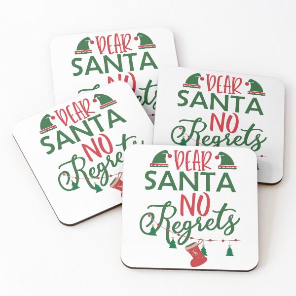 Item preview, Dear Santa No Regrets designed and sold by Eranthe Bernardo.
