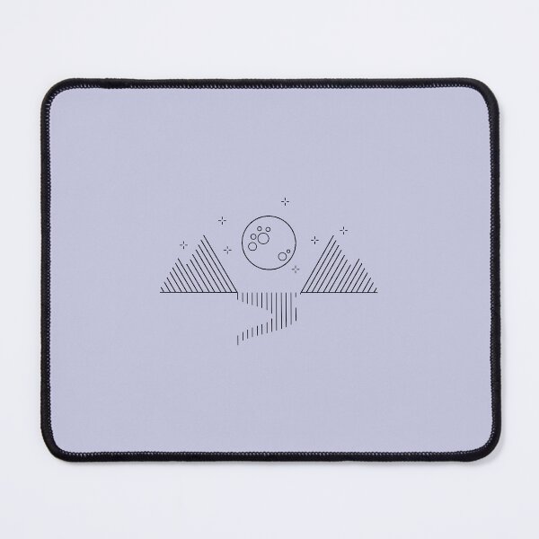 Item preview, Abstract Minimal Mountain and Moon designed and sold by GodxanGalactic.