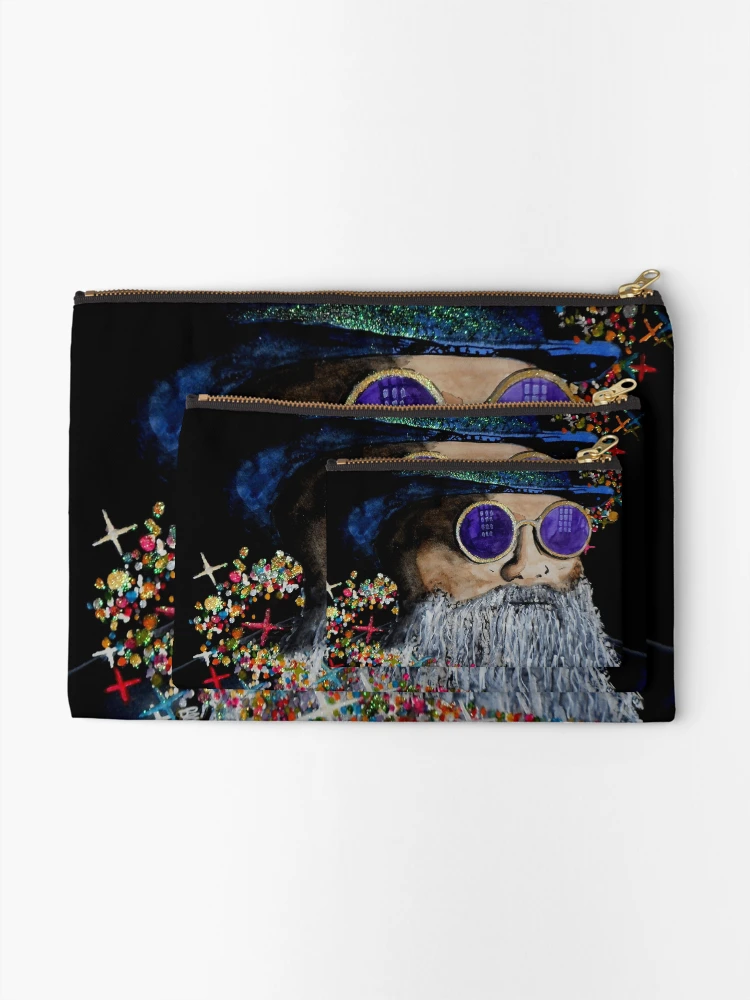 Thumbnail 2 of 4, Zipper Pouch, Computer Wizard designed and sold by Paint Studio.