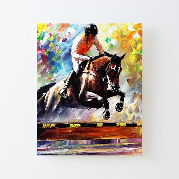 Horse Jumping Wall Art for Sale | Redbubble