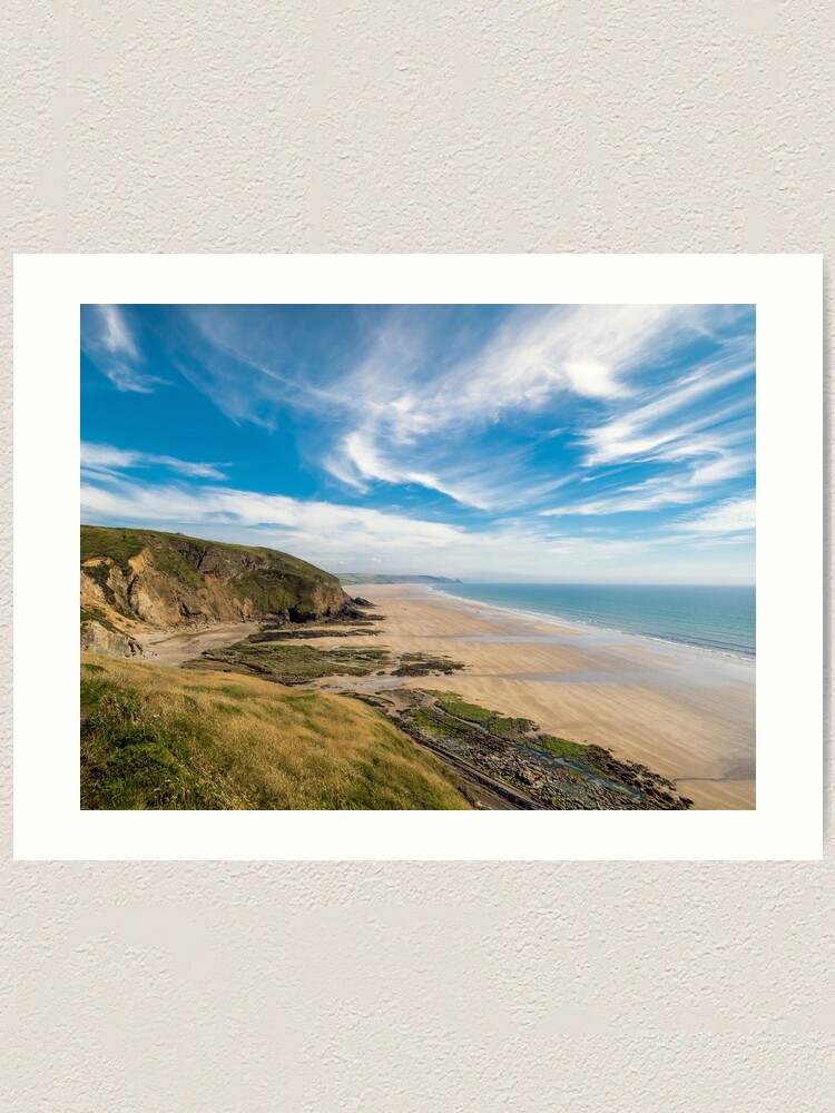 "Newgale Beach, Pembrokeshire, Wales." Art Print by Postywood Redbubble
