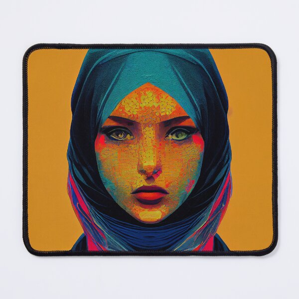 Item preview, Colorful Abstract Hijab Muslimah Hijabi - Abstract Art designed and sold by Nature Synth Studio.