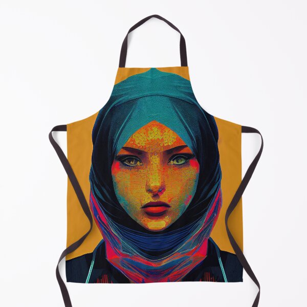 Item preview, Colorful Abstract Hijab Muslimah Hijabi - Abstract Art designed and sold by Nature Synth Studio.