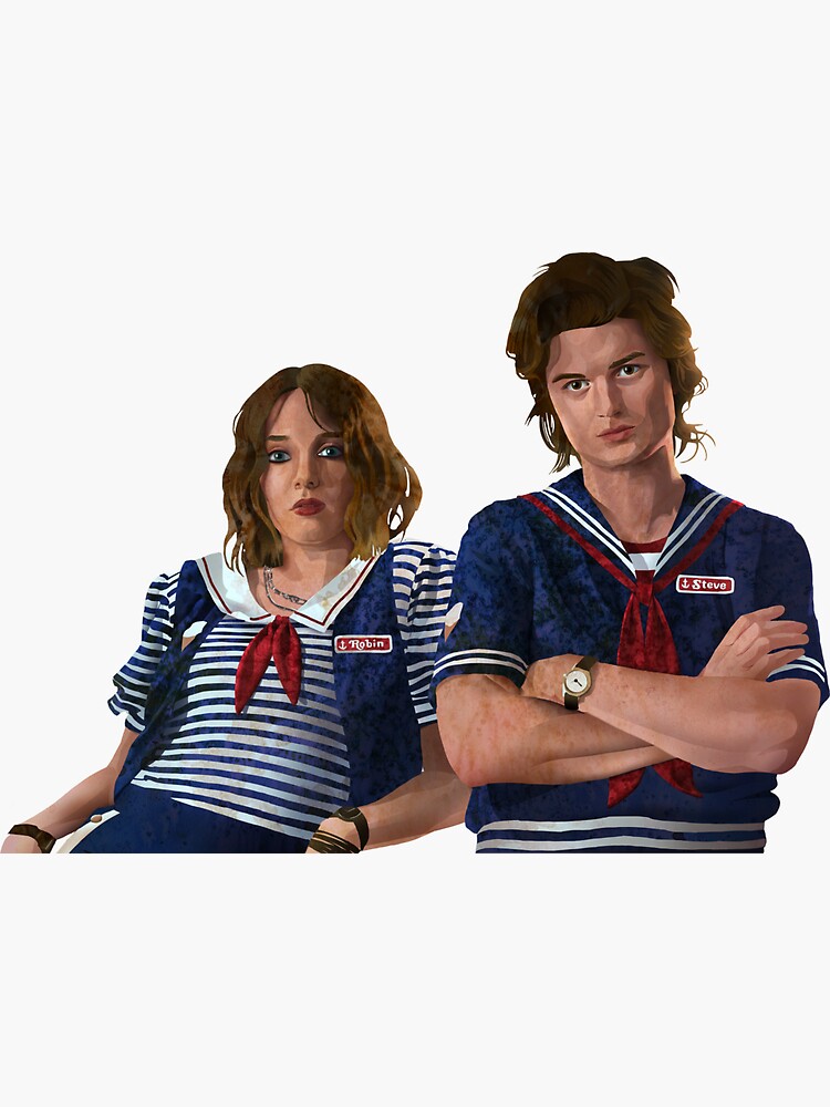 "Scoops Ahoy Steve Harrington and Robin Buckley from Stranger Things