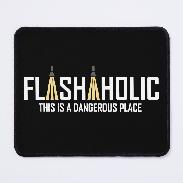 Item preview, FLASHAHOLIC YouTube channel merch for Flashlight lovers designed and sold by FLASHAHOLIC.