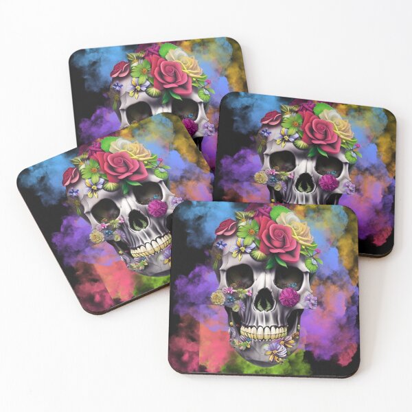 Item preview, bones and botany skull designed and sold by TjsDesignsnMore.