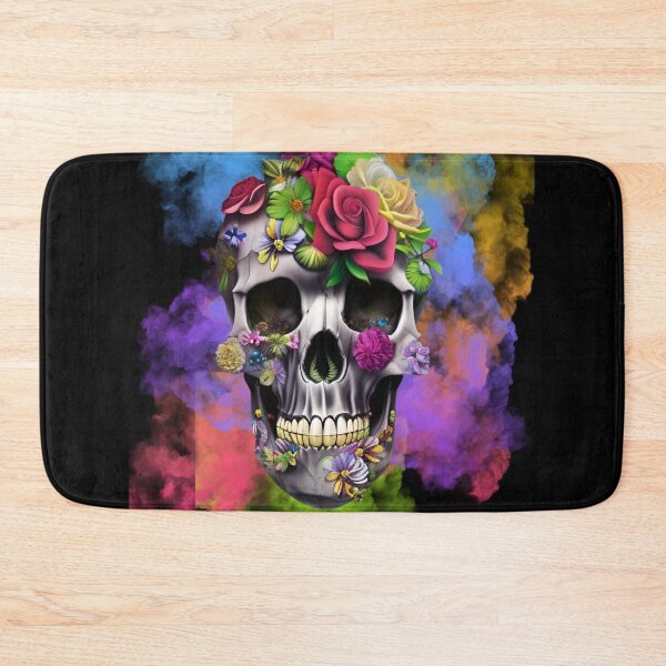 Item preview, bones and botany skull designed and sold by TjsDesignsnMore.