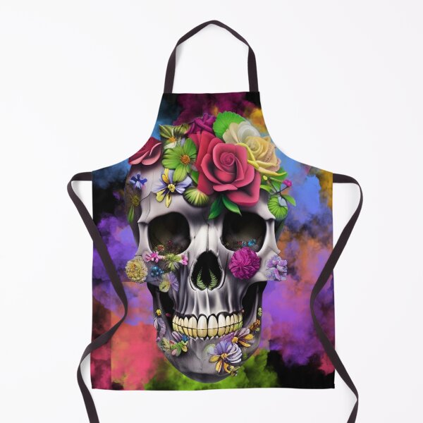 Item preview, bones and botany skull designed and sold by TjsDesignsnMore.