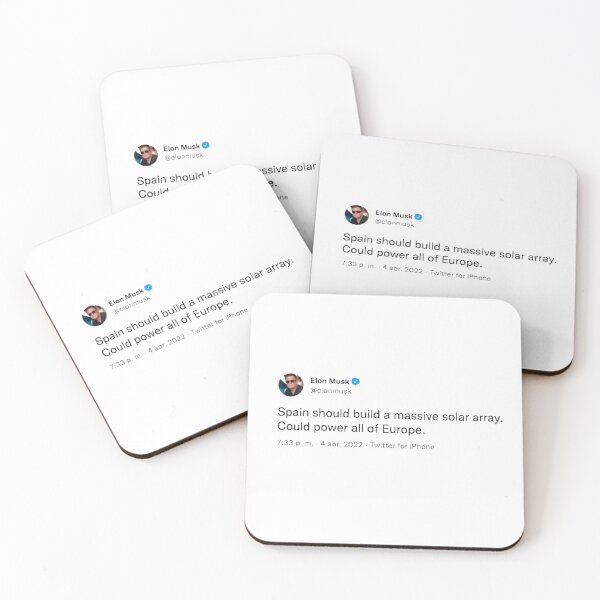 Item preview, Elon Musk tweet: spain designed and sold by SunkBubble.