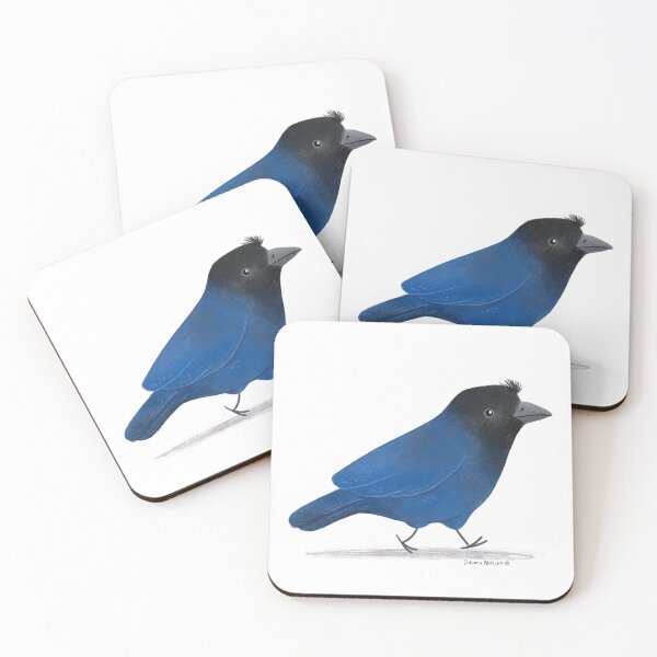 Item preview, Azure Jay Bird designed and sold by julianamotzko.