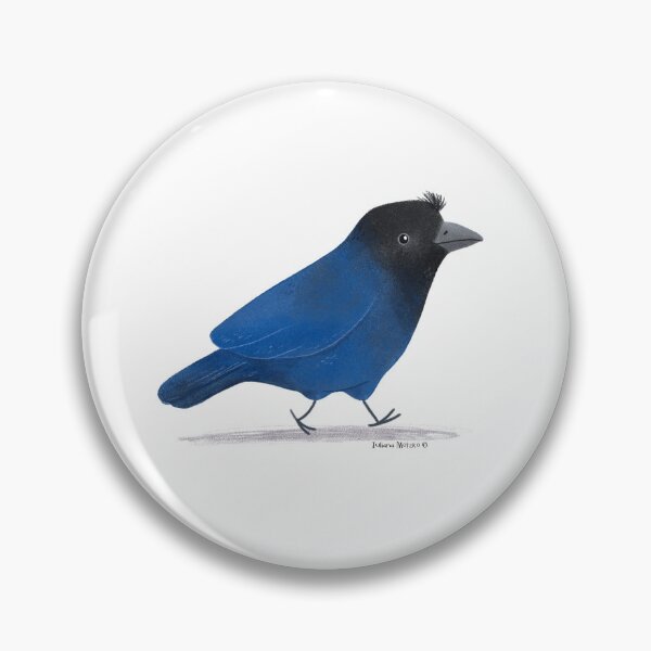 Item preview, Azure Jay Bird designed and sold by julianamotzko.