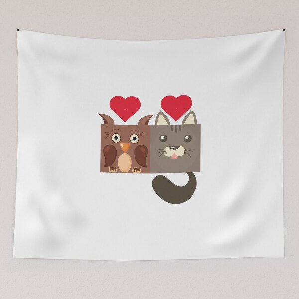 Item preview, A Cat And An Owl Funny Pet Owner designed and sold by Bircanix.