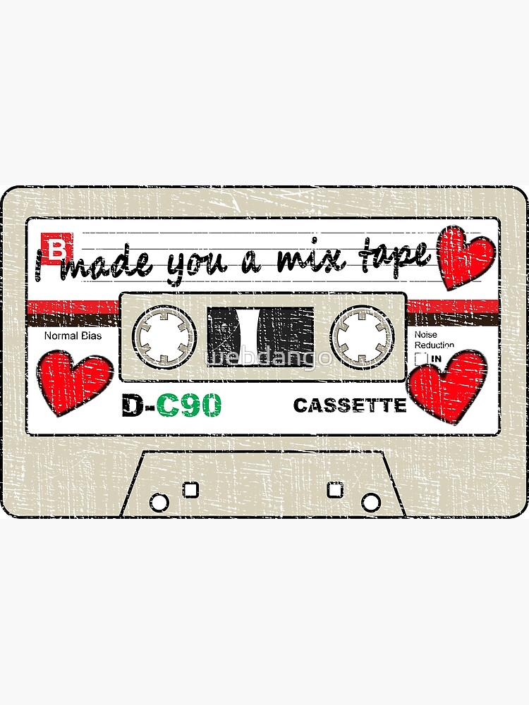80s Nostalgia I Made You A Mix Tape Tshirt