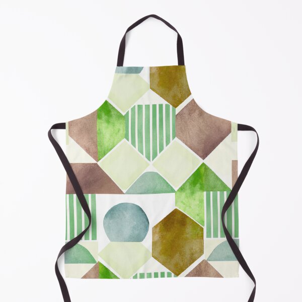 Item preview, Mid Century Modern Watercolor Geometric designed and sold by Michelebuttons.