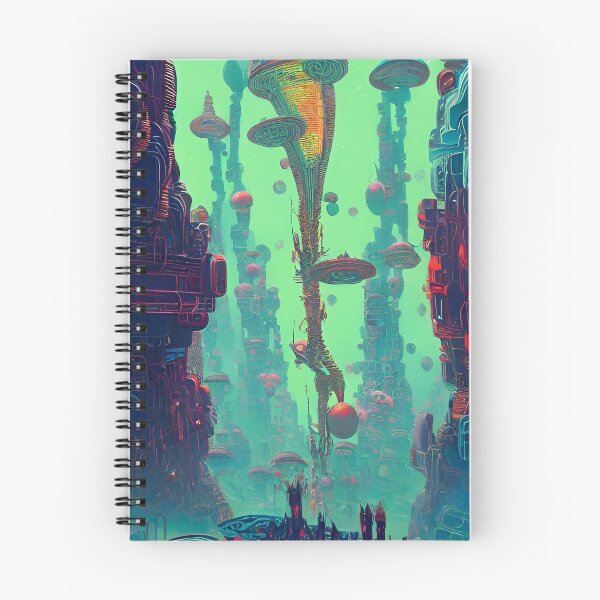 Item preview, Alien Cityscape  designed and sold by EsoteraArt.