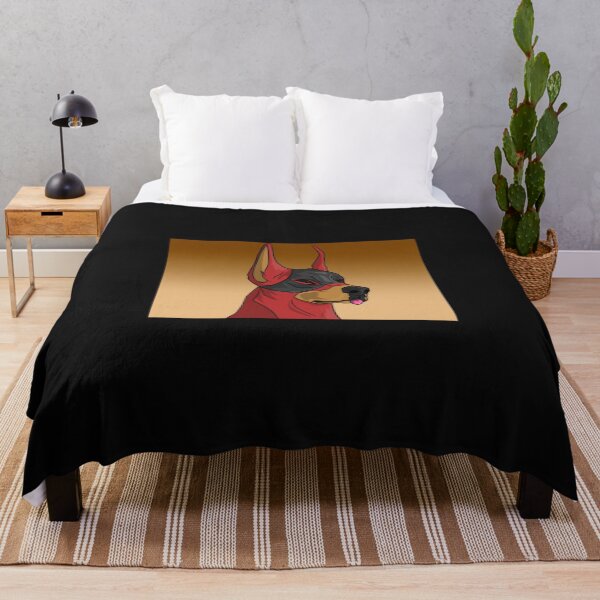 Item preview, red doberman with coffee designed and sold by PCastellanos.
