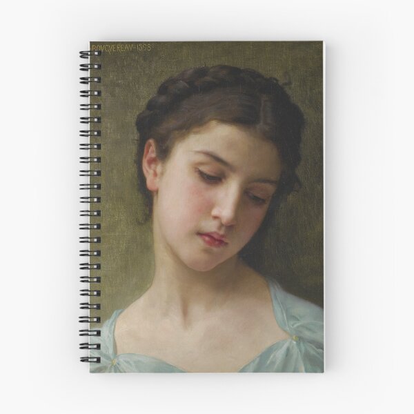 Item preview, Portrait de Jeune Fille (Portrait of a Young Girl) | William Bouguereau | 1898 French Art designed and sold by CJET.