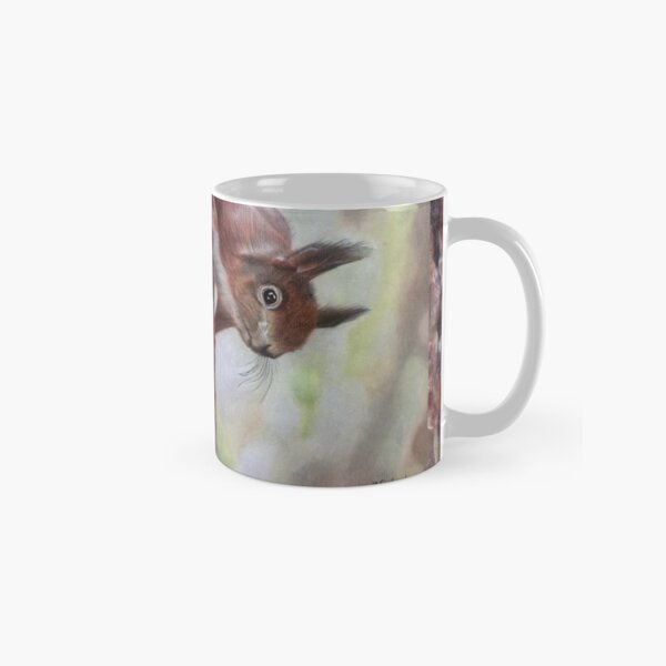 Peeping Squirrel Classic Mug