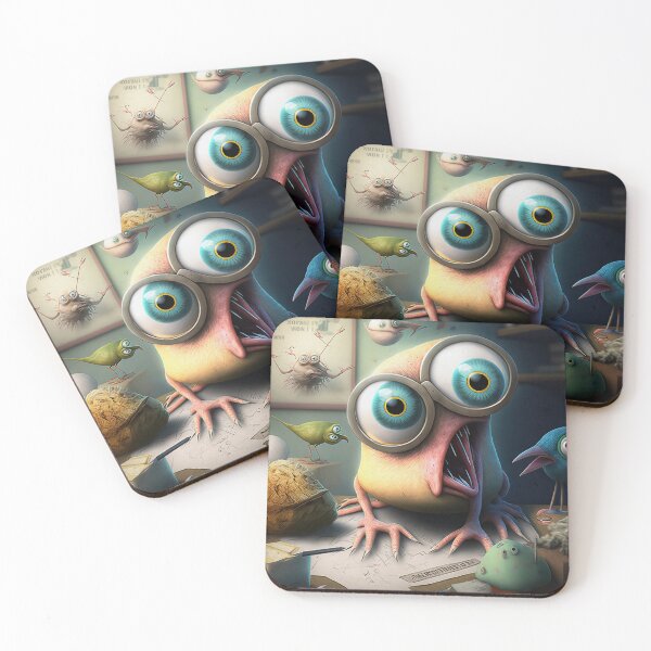 Item preview, Funny lovely little monster designed and sold by mrlongfield.