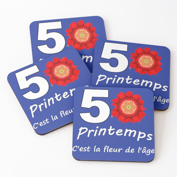 Item preview, 50 Spring is the prime of life - red and green flower - 50th anniversary designed and sold by LV-creator.