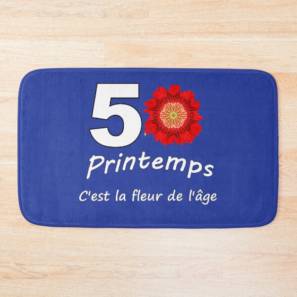 Item preview, 50 Spring is the prime of life - red and green flower - 50th anniversary designed and sold by LV-creator.