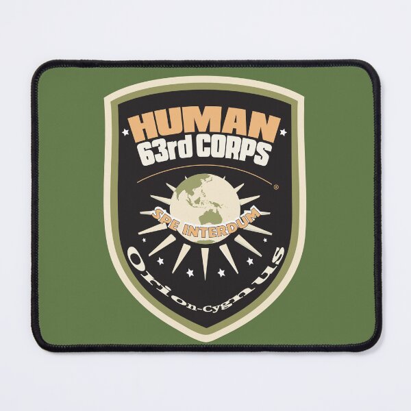Item preview, Human 63rd Corps Orion-Cygnus SciFi Mission Patch Space Epic Science designed and sold by somersbyman.