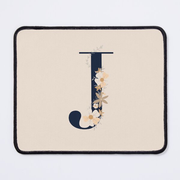 Item preview, Letter J monogram dark blue designed and sold by Bon-mots-jkd.