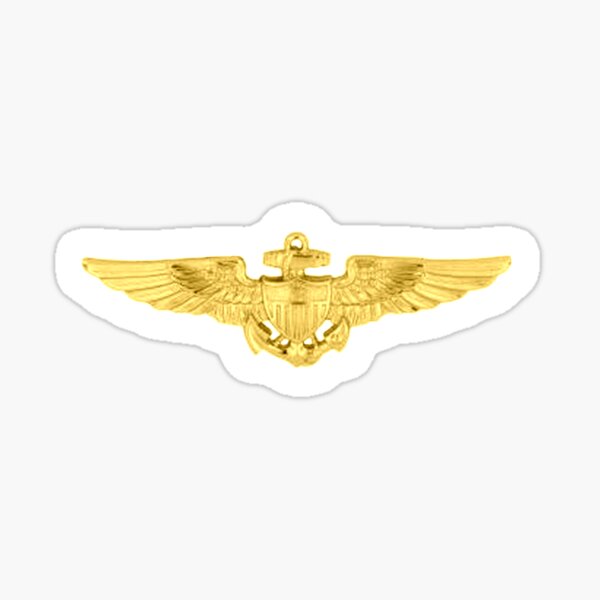 USMC. Aviation Insignia, Naval Aviator, Badge. Sticker