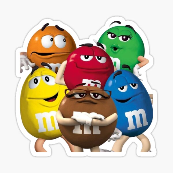 m-and-ms-sticker-for-sale-by-bouhadesign-redbubble