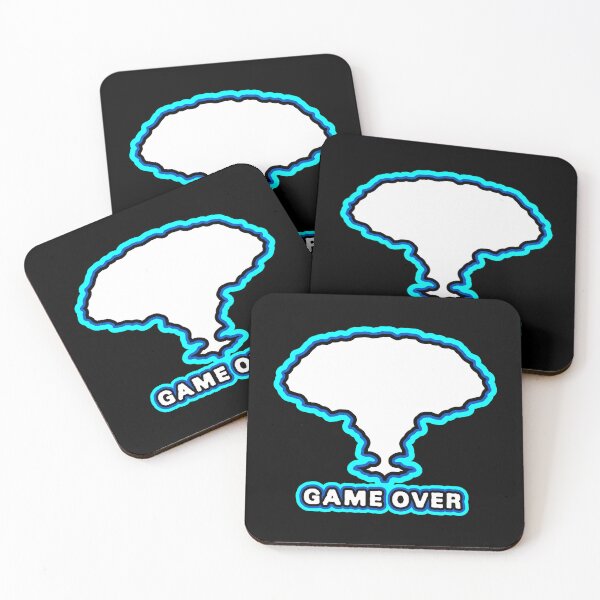 Item preview, GAME OVER. WHITE/BLUES. designed and sold by 5hertz.