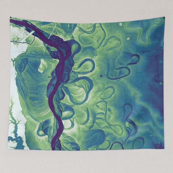 Item preview, Arkansas River Meanders designed and sold by GeoCoe.