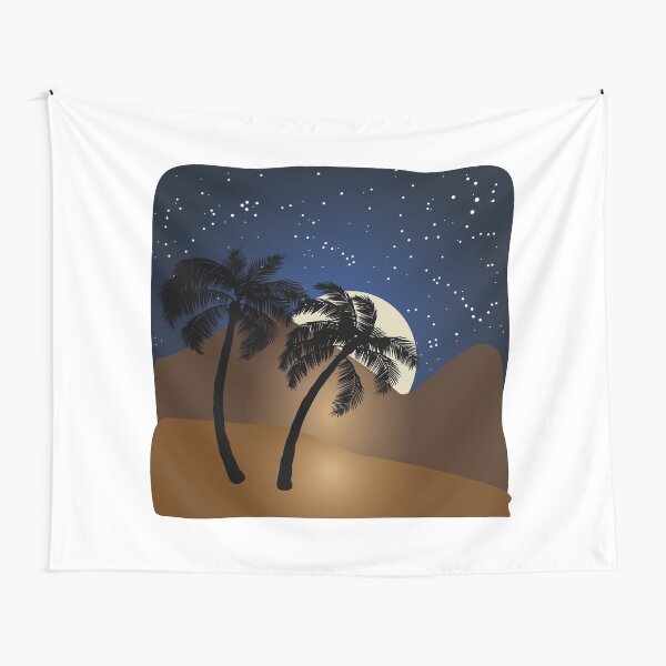 Aperçu de l'œuvre Céu a noite com luz da lua e estrelas créée et vendue par GirlaineSQ.