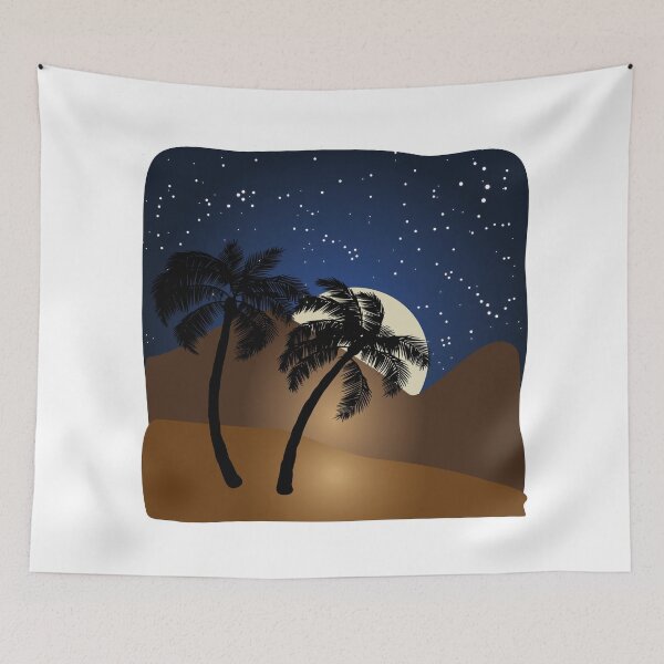 Item preview, Céu a noite com luz da lua e estrelas designed and sold by GirlaineSQ.