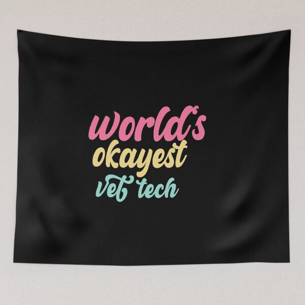 Item preview, World's Okayest Vet Tech ,Gift Idea designed and sold by hanaa01.