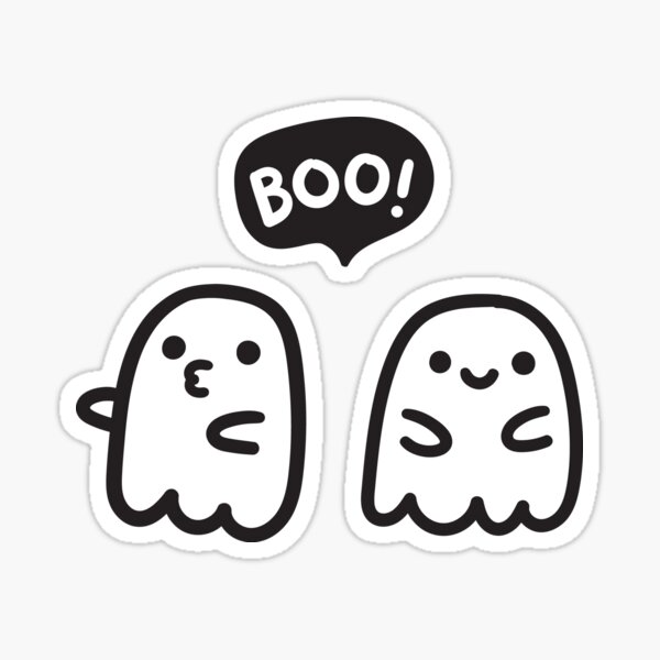 Rude Ghost Sticker