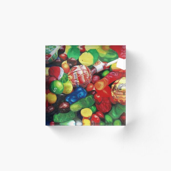 Lollies Acrylic Block