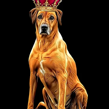 Imagen de la obra Rey Rhodesian Ridgeback de NiftyTees