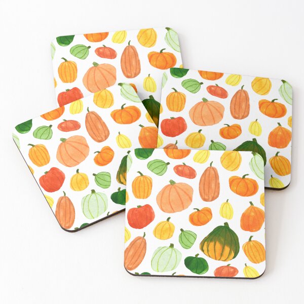 Item preview, Watercolor Pumpkins Pattern designed and sold by Melissa Mielke.