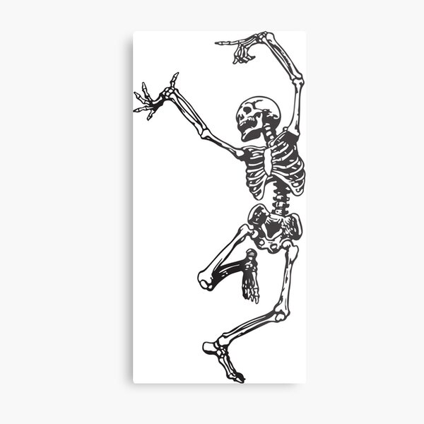 Dance With Death Metal Print