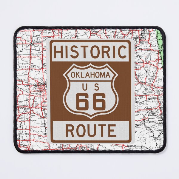Item preview, Route 66 Highway Marker Oklahoma 2 designed and sold by Enzwell.