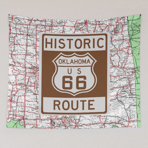 Item preview, Route 66 Highway Marker Oklahoma 2 designed and sold by Enzwell.