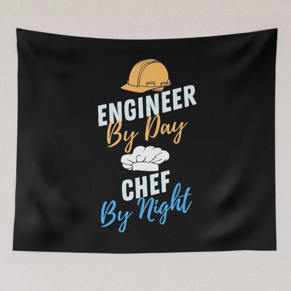 Item preview, Engineer by Day | Chef by Night designed and sold by NineSevenFour.
