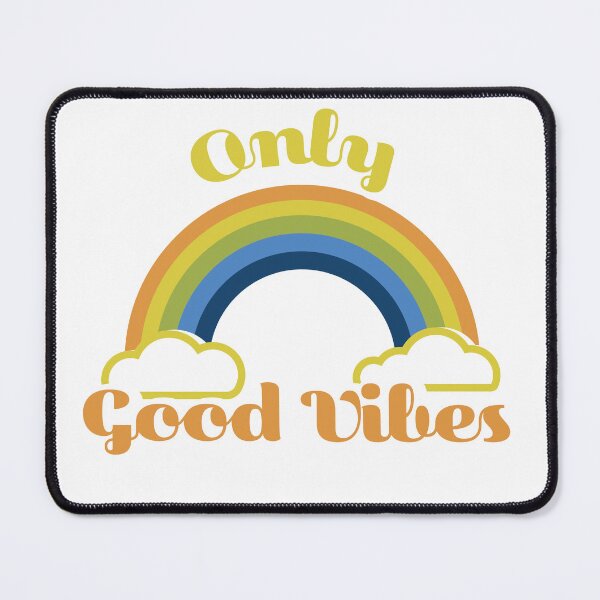 Item preview, Only Good Vibes Rainbow designed and sold by RedRubi.