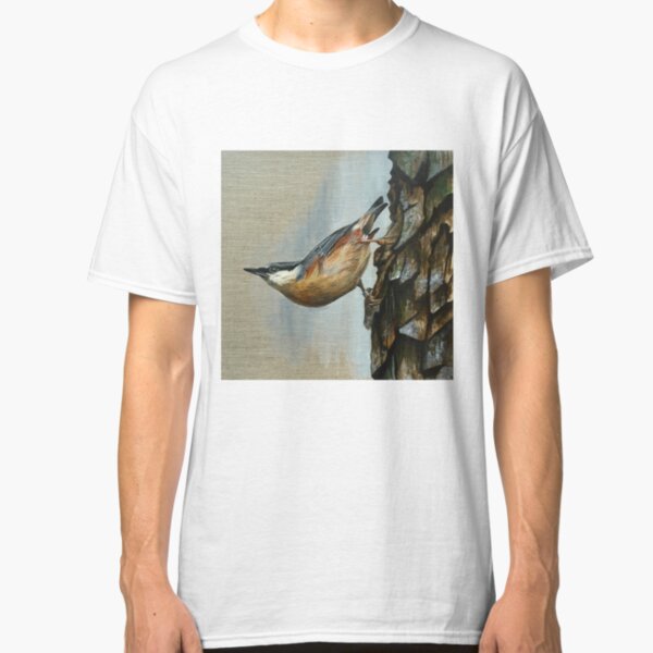 Nuthatch just hanging around Classic T-Shirt
