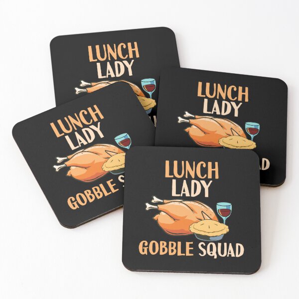 Item preview, Lunch Lady Gobble Squad Matching Thanksgiving Turkey Food Gift designed and sold by TMelonShop.